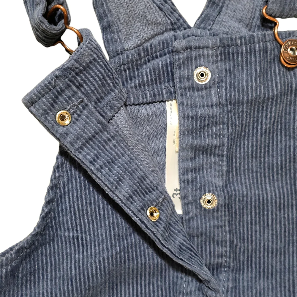 OshKosh B'gosh - Toddler Girls' Blue Corduroy Button-Front Skirtall